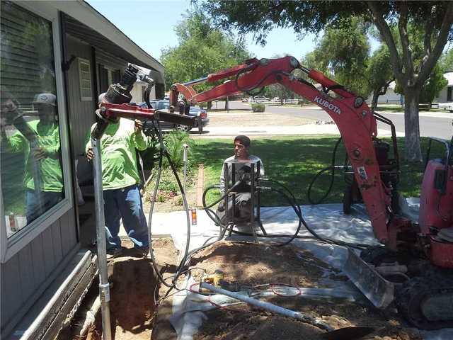 Installing the piers