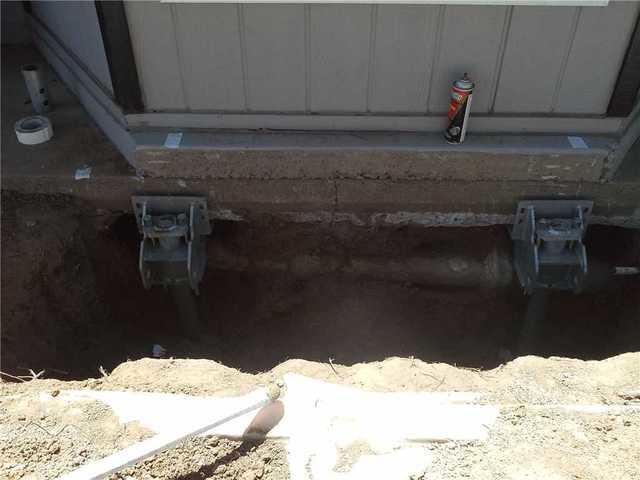 Piers in the ground