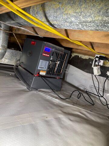 Crawl Space Dehumidification