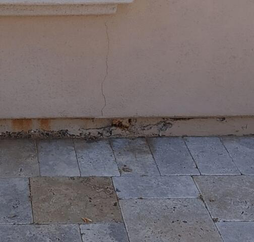 Signs of Corrosion in a Stem Wall: Spalling Concrete in Gilbert, AZ