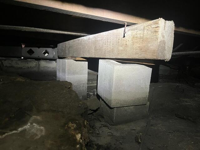 Concrete Block Supports