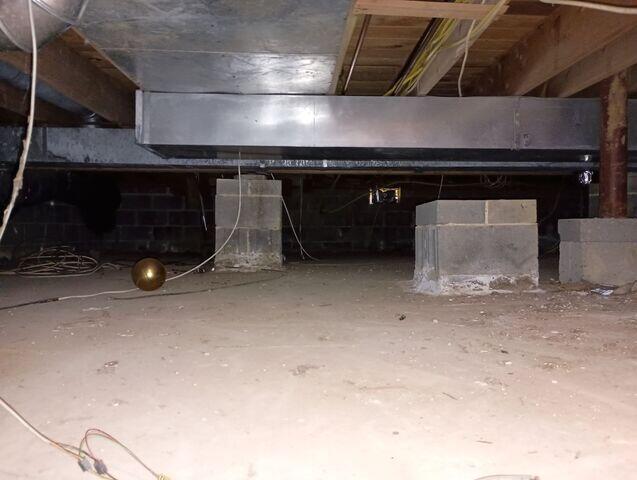 Damp Crawl Space