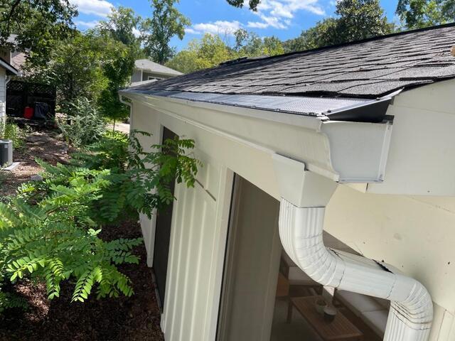 Back of home RainDrop Gutter Guards