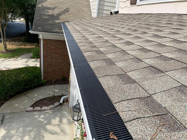 Installed RainDrop Gutters
