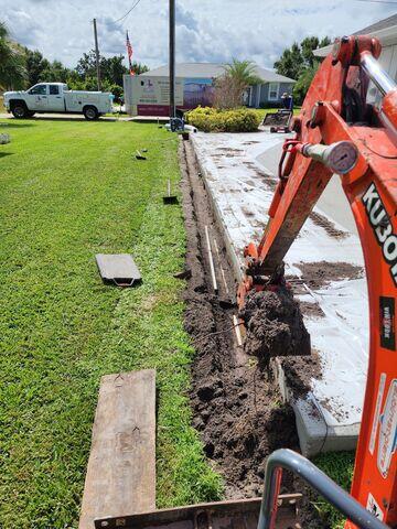 French Drain Excavation