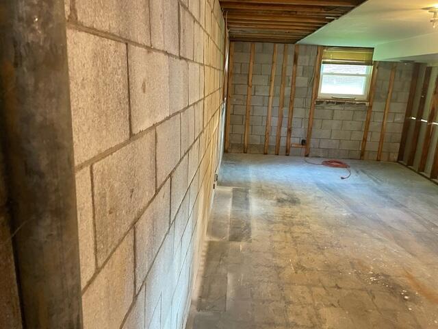 Before Basement Waterproofing in Nashville, TN