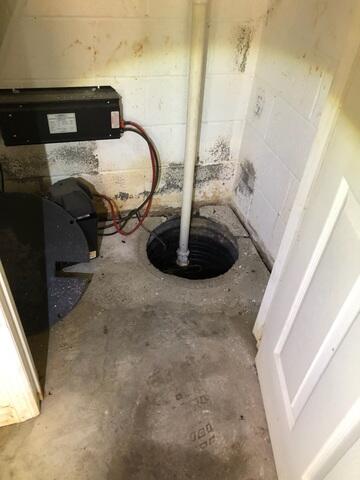 Sump Pump Before