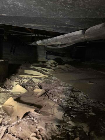 Overlooked old Vapor barrier