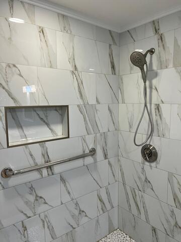 Basement Bathroom shower