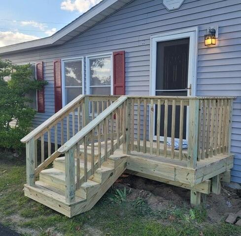 Lumber Entry Deck Completed