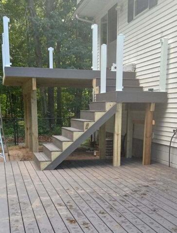 Deck Construction In Progress