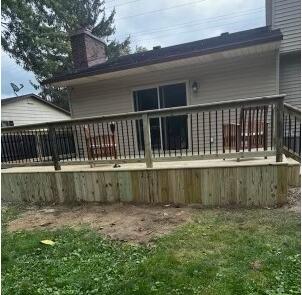 Completed Treated Deck