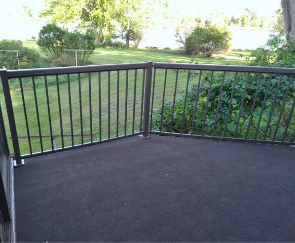 Railing and Carpeting