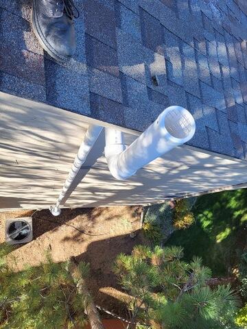 From the roof