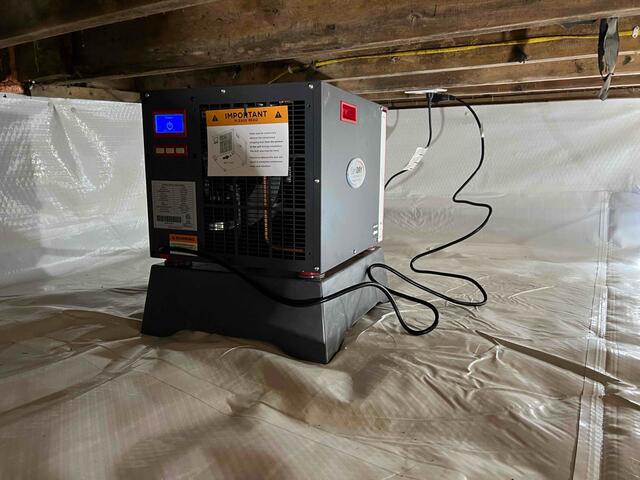 Crawl Space Dehumidification
