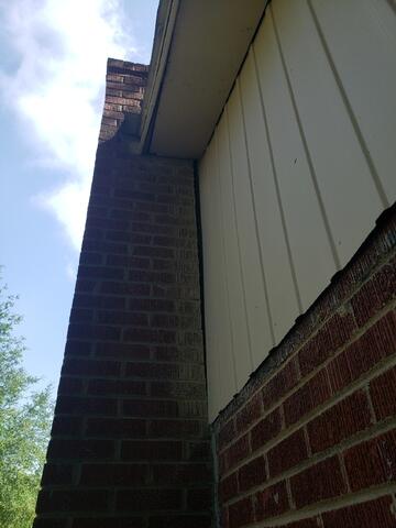 Chimney Pulling Away from Home