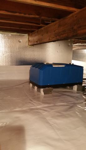 Sanidry Crawlspace Dehumidifier