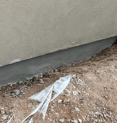 Concrete Repair in Stem Wall: Final Look in Carefree, AZ