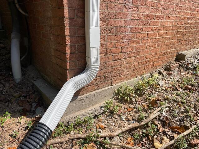 Downspout and gutter clean out