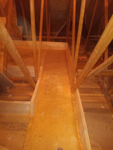 Installing Insulation dams