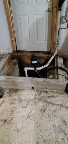 Old Sump Pump