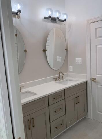 Dual Sink Vanity