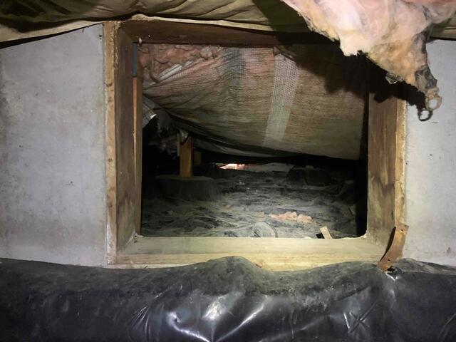 Before - Drooping Fiberglass