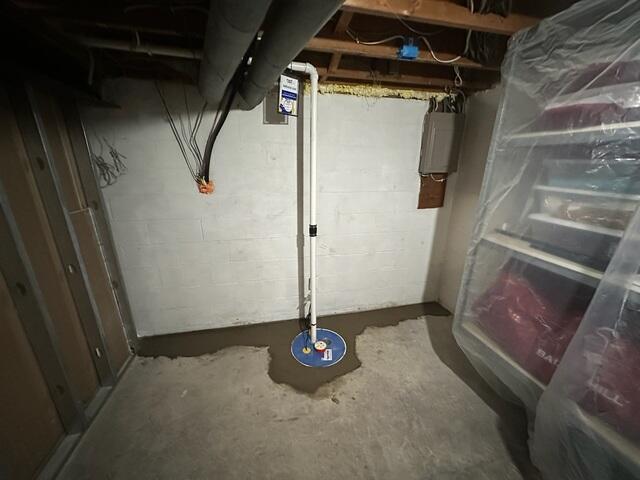 Finished Sump Pump Installation