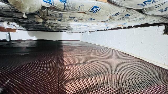 Drainage Matting Installed