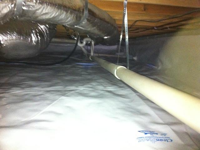 CleanSpace helped seal this musty crawlspace into a useable and energy-friendly space!
