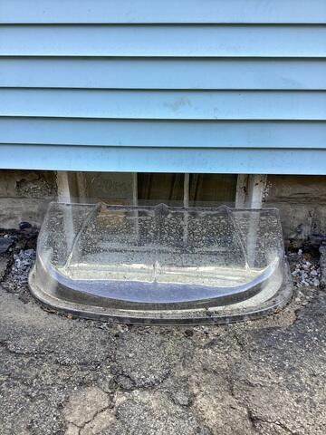 New Basement Window Well Installation