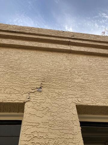 Signs of Settlement Issues in a House: Exterior Cracks in Waddell, AZ