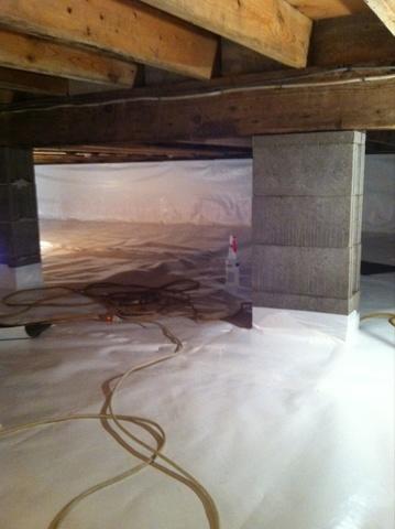 The Finished Look of This Webster Encapsulated Crawlspace