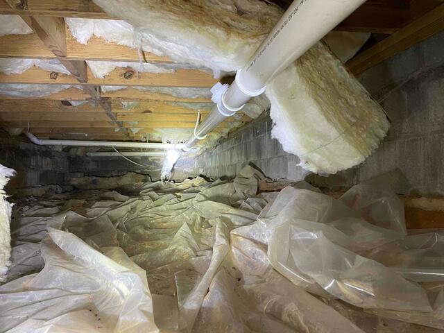 Pre-Encapsulation Chaos: Crawl Space Overview