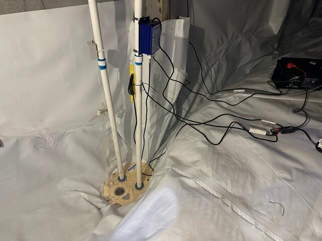Installed Sump Pump