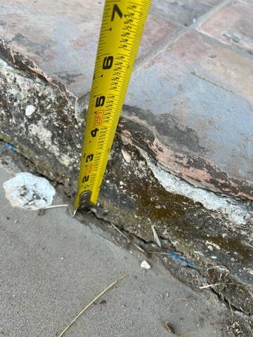 Sign of Settlement Problems: Concrete Slab Cracks in Wickenburg, AZ