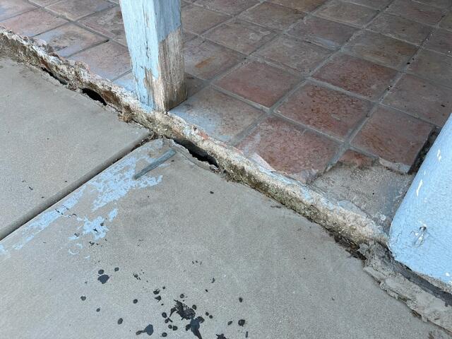 Sign of Settlement Problems: Concrete Slab Separation in Wickenburg, AZ