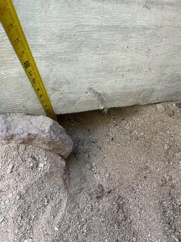 Sign of Settlement Problems: Soil Erosion in Wickenburg, AZ
