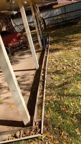 Removal of all old gutters.