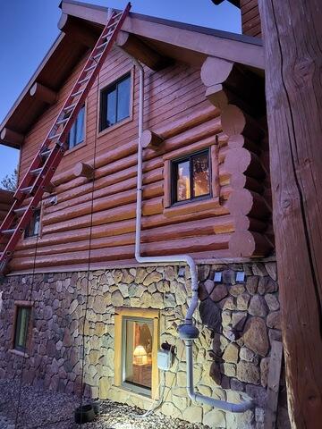 Black forest log cabin