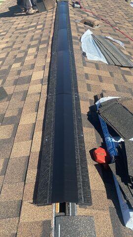 Proper installation of the ridge vent