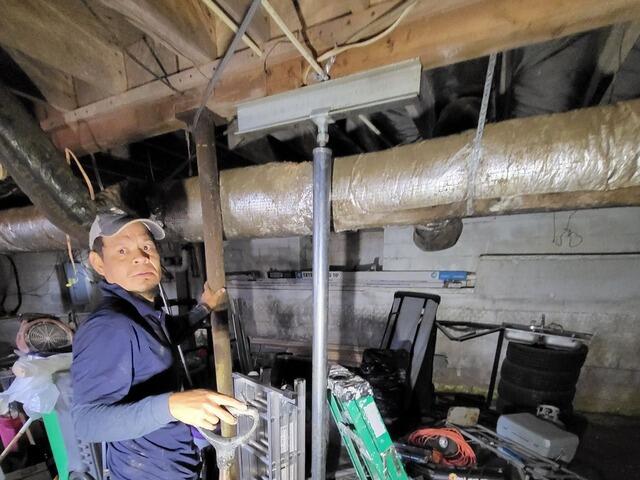 Our crew after installing our Smart Jacks.