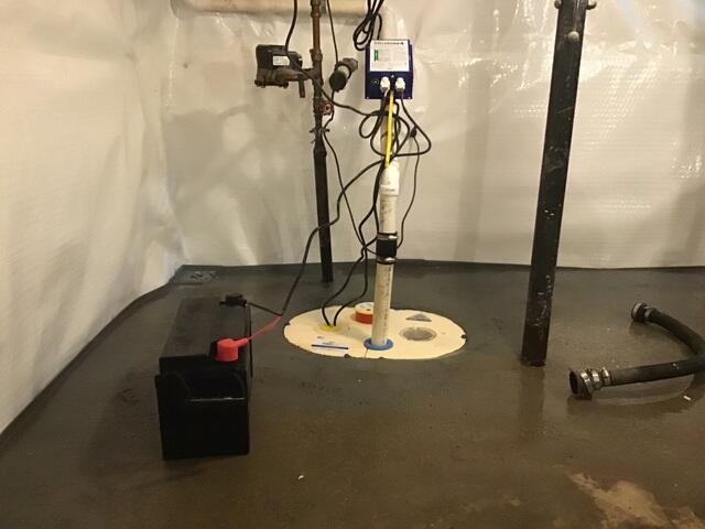 SuperSump Pump and CleanSpace Liner Installation