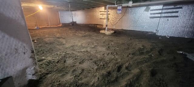 Crawlspace Before the SilverGlo