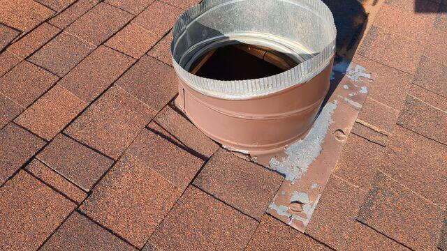 Rust around the turbine Vent.