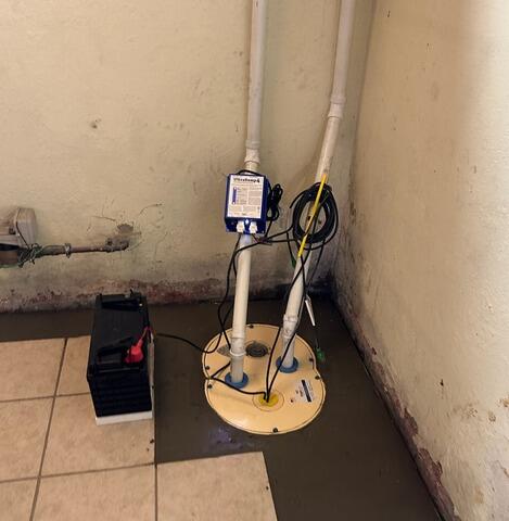 TripleSafe Sump Pump System with BackUp Battery