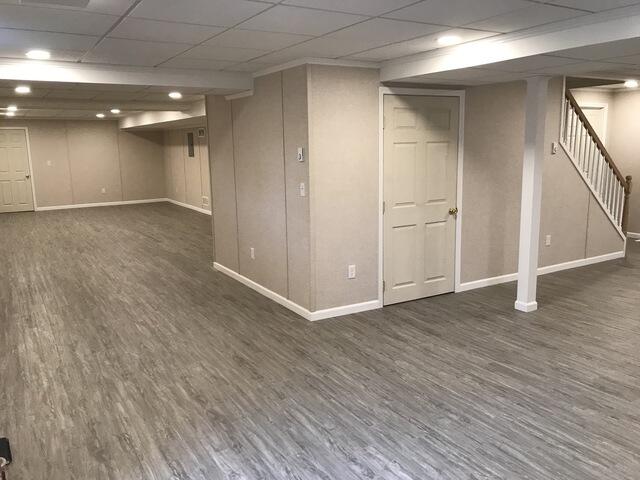 Basement finished with EverLast wall panels