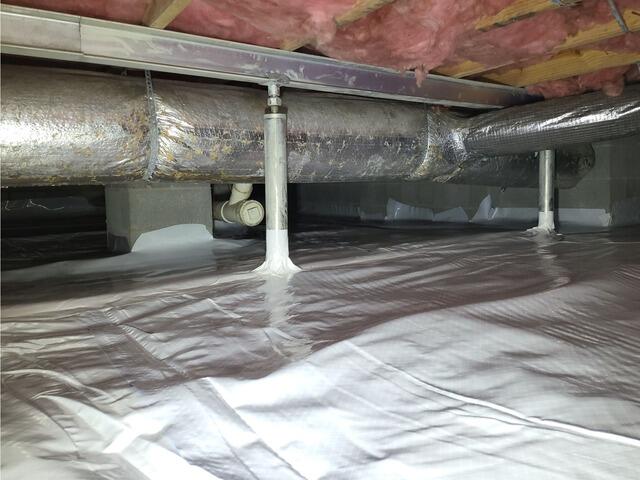 We installed some Smart Jacks after encapsulating the crawlspace.