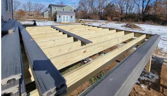 New Deck Rebuilding Under Construction