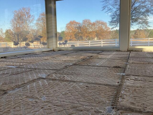 Sunken Indoor Patio Floor